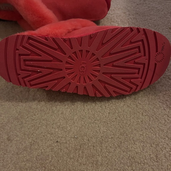 Platform UGG slipper hot pink - Picture 4 of 5